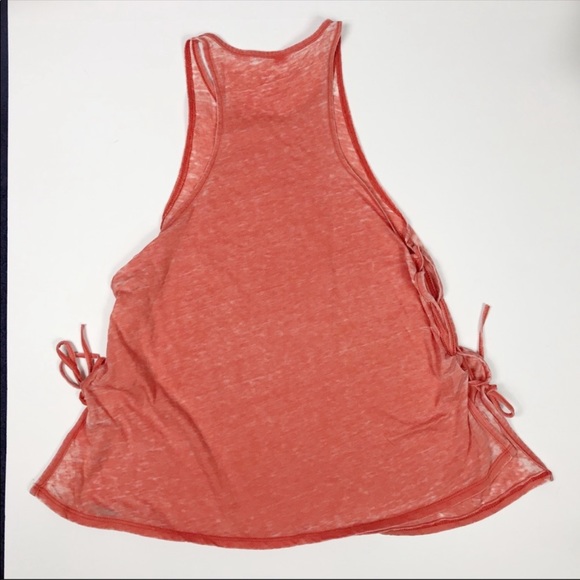 Motley Crue Skull Crossbones 2015 The Final Tour Burnout TieSide TankTop Size Sm - Picture 12 of 12